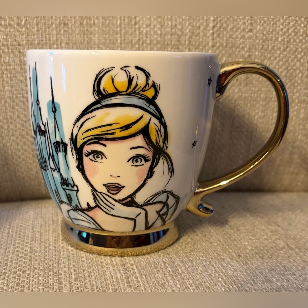 Disney Cinderella Ceramic Mug, New